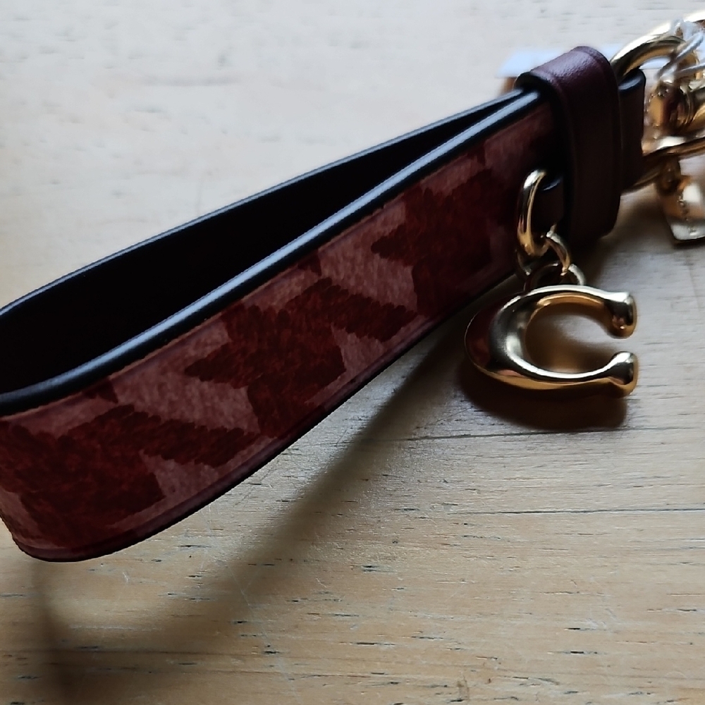 Coach Red Keychain with Durable Metal Hardware - Picture 9 of 11